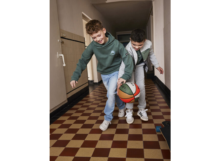 Oversized Hoodie Discover  Green Jongens Trui