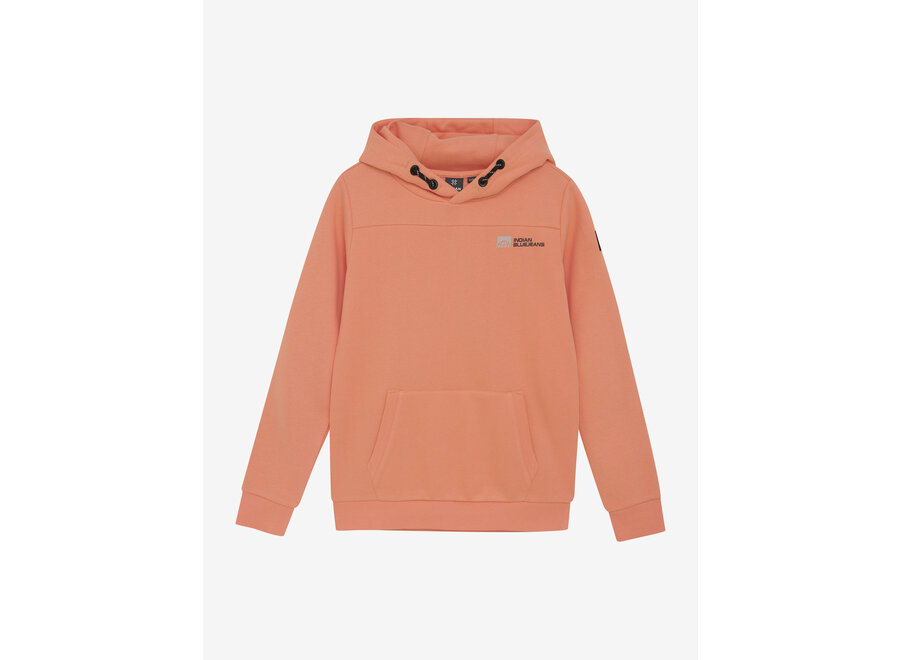 Hoodie Kangaroo Pocket  Orange Jongens Trui