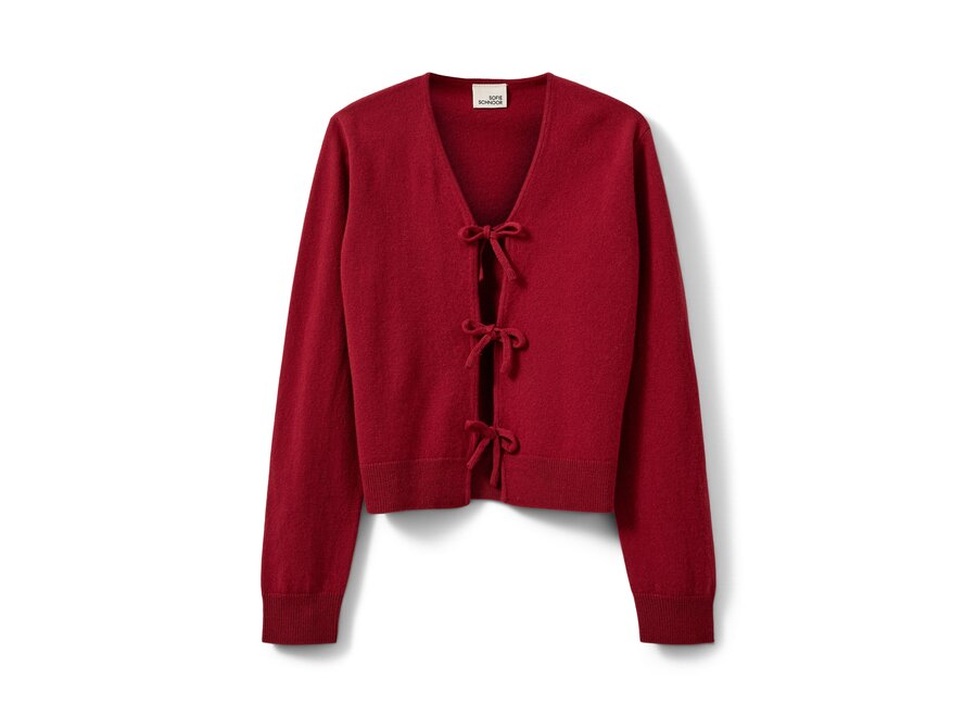 Ellasy Cardigan  Red