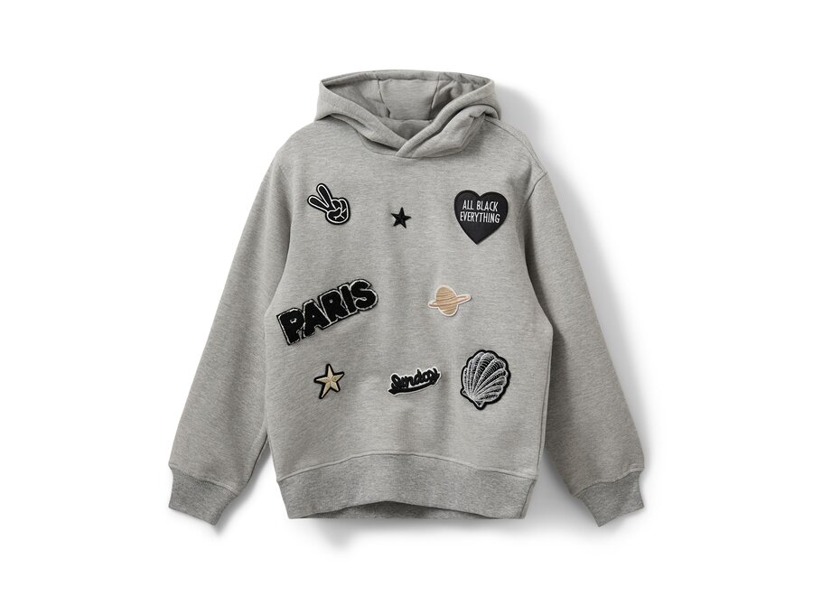 Simonasy Hoodie  Grey Melange