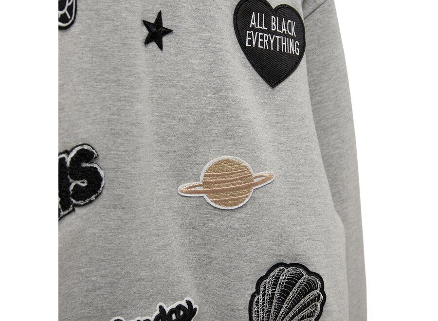 Simonasy Hoodie  Grey Melange