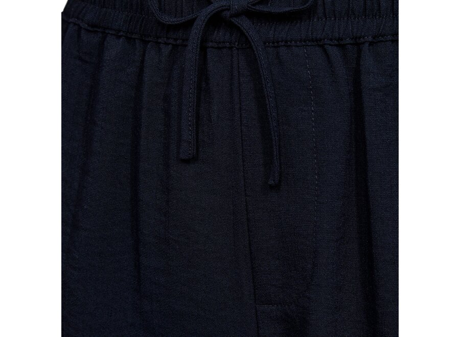 Fiasy High Waist Trouser  Dark Navy