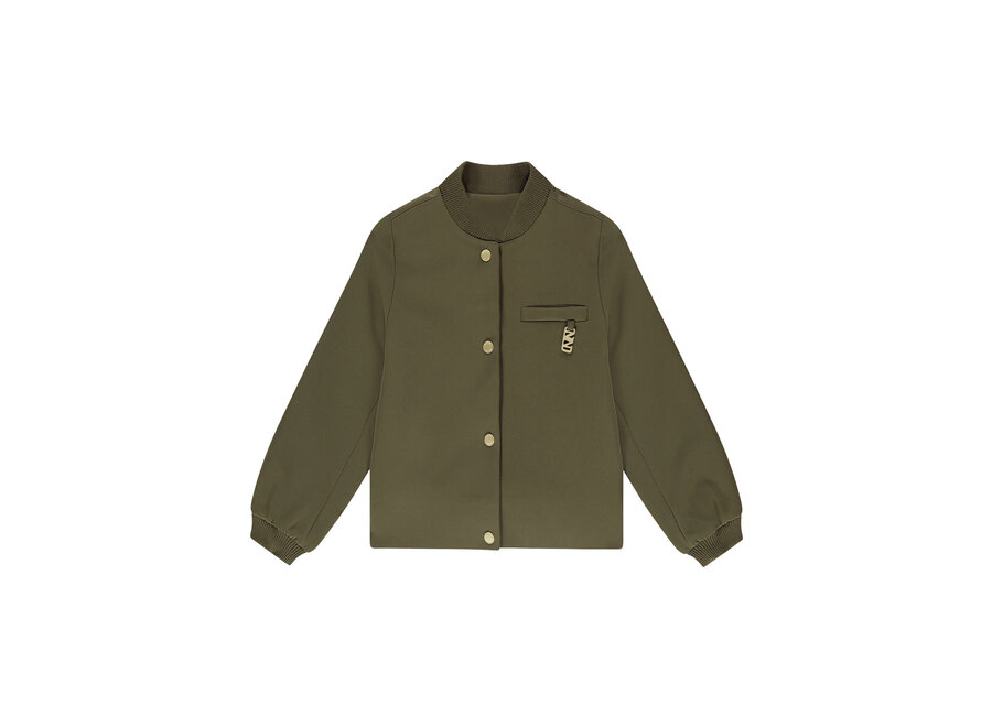 Eliza Bomber  Deep Forest Green Meisjes Jasje