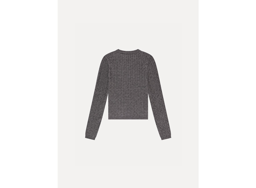Xia Cable Top  Steel Grey Meisjes Topje