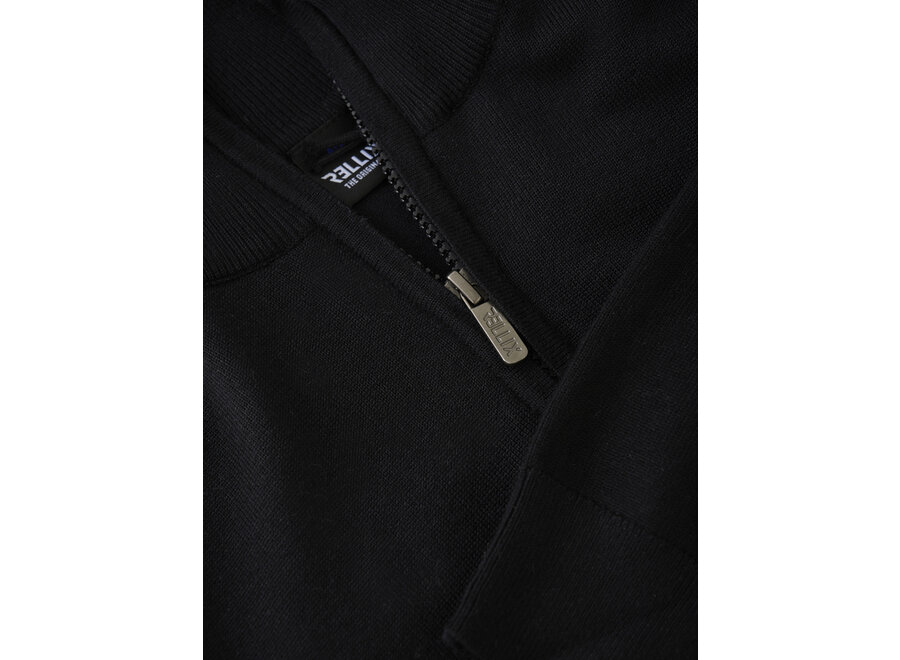Knitwear Zip Fine Knit 940333 1999 Black Jongens Trui