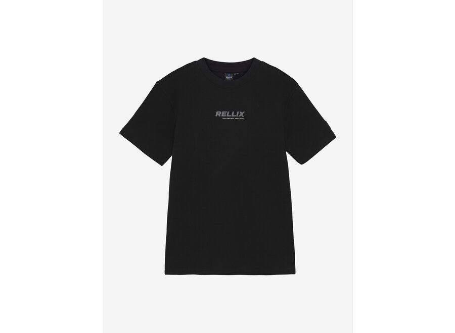 Oversized T-shirt Rellix Twill  Black Jongens T-shirt