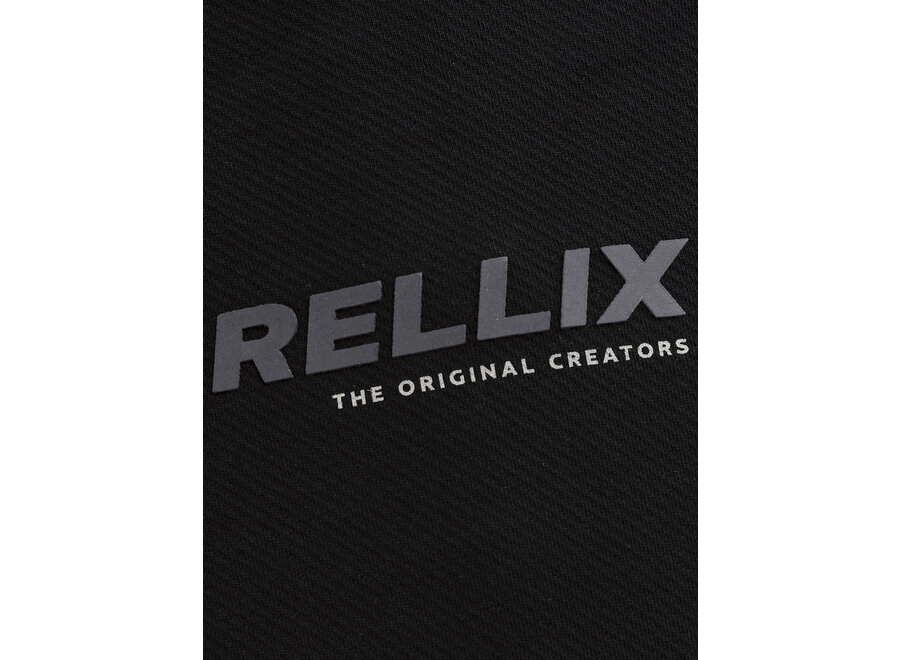 Oversized T-shirt Rellix Twill  Black Jongens T-shirt