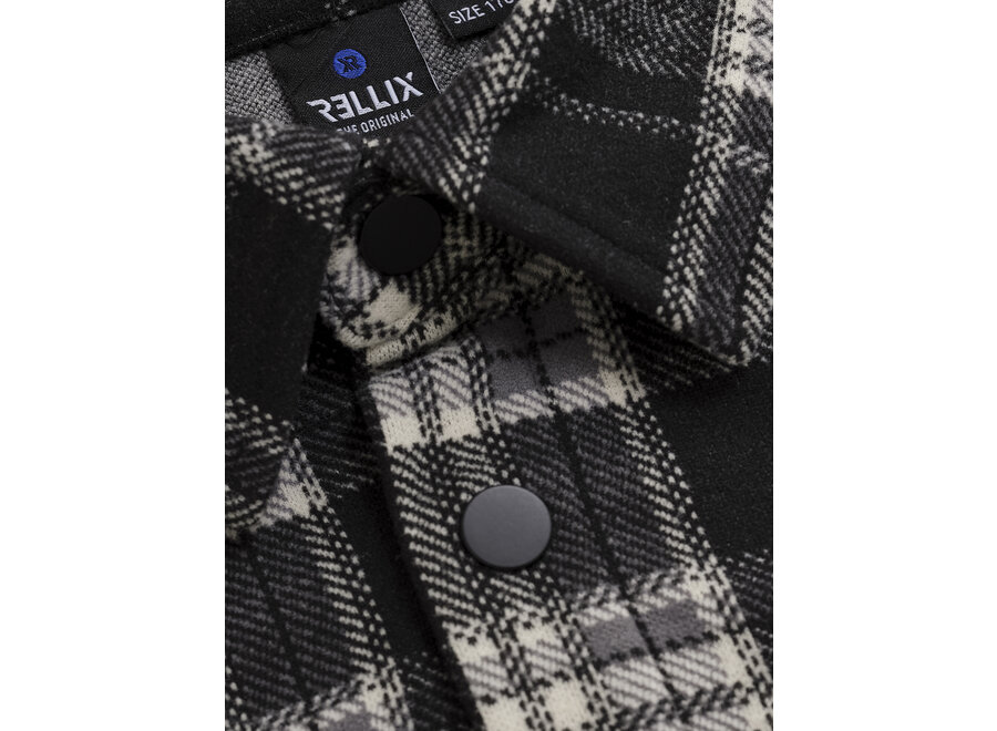 Shirt Jacket Rellix Check  Black Jongens Jasje