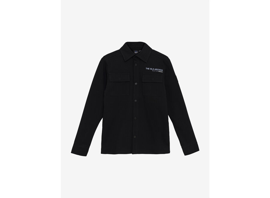 Shirt Jacket Rellix Twill  Black Jongens Jasje