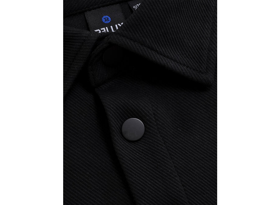 Shirt Jacket Rellix Twill  Black Jongens Jasje