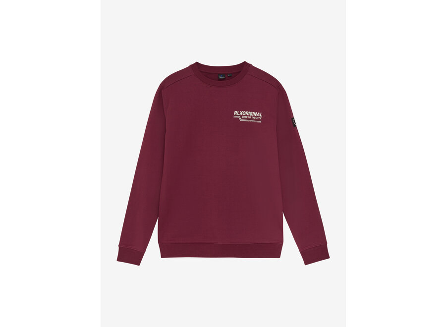 Sweater RLXoriginal Backprint  Red Jongens Trui
