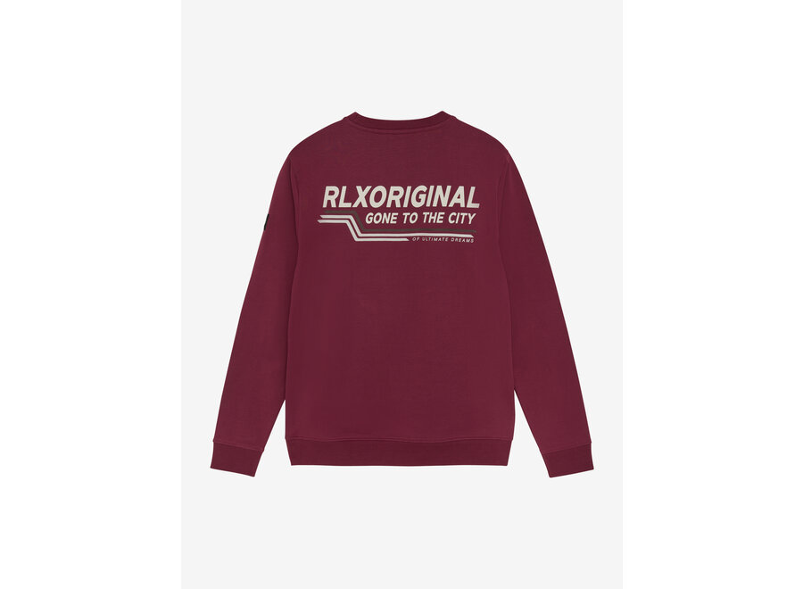 Sweater RLXoriginal Backprint  Red Jongens Trui