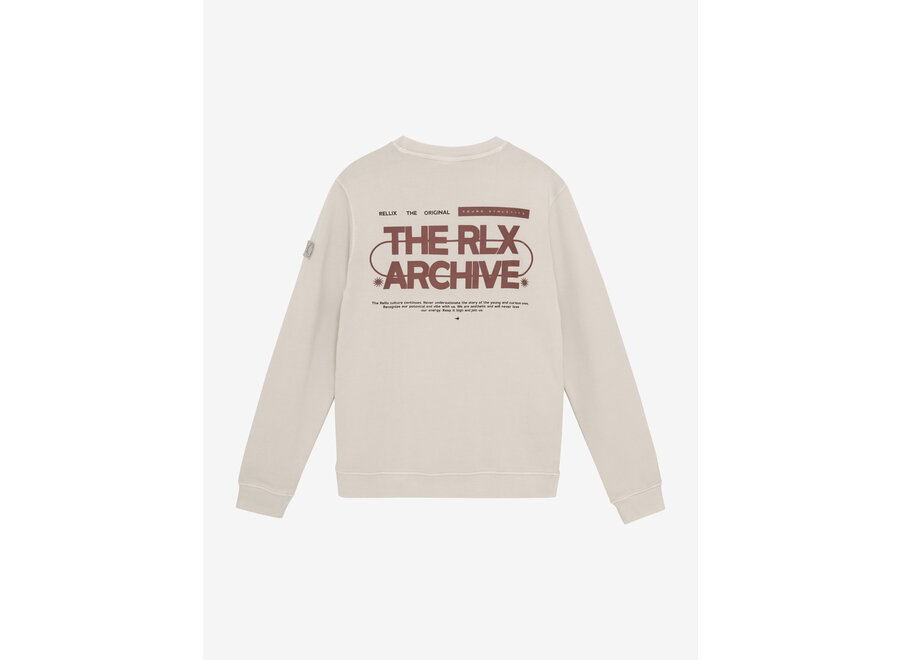 Sweater Chest and Backprint  Grey Jongens Trui