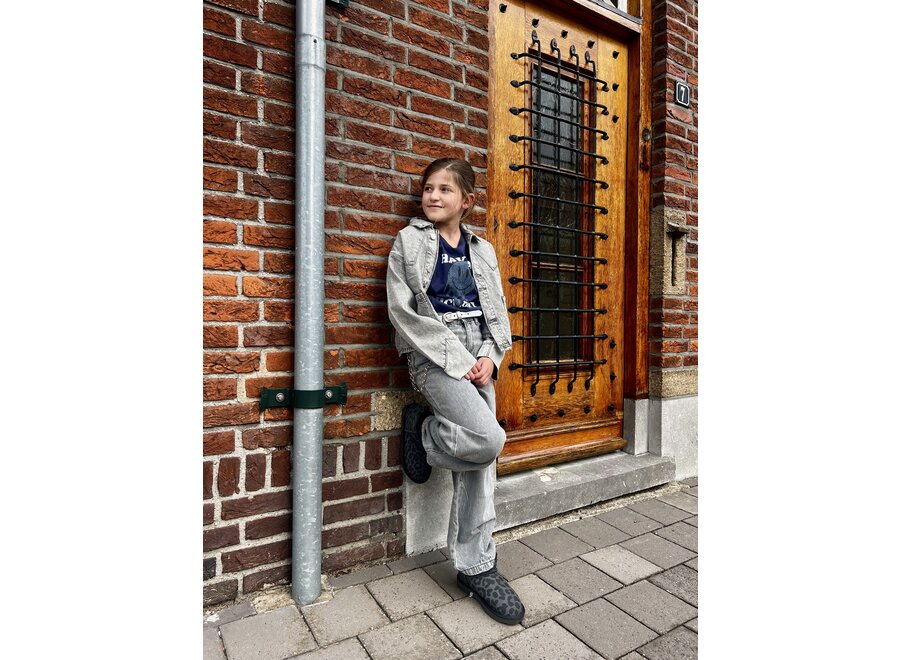 Havanasy Jeans Stone Grey Meisjes Spijkerbroek