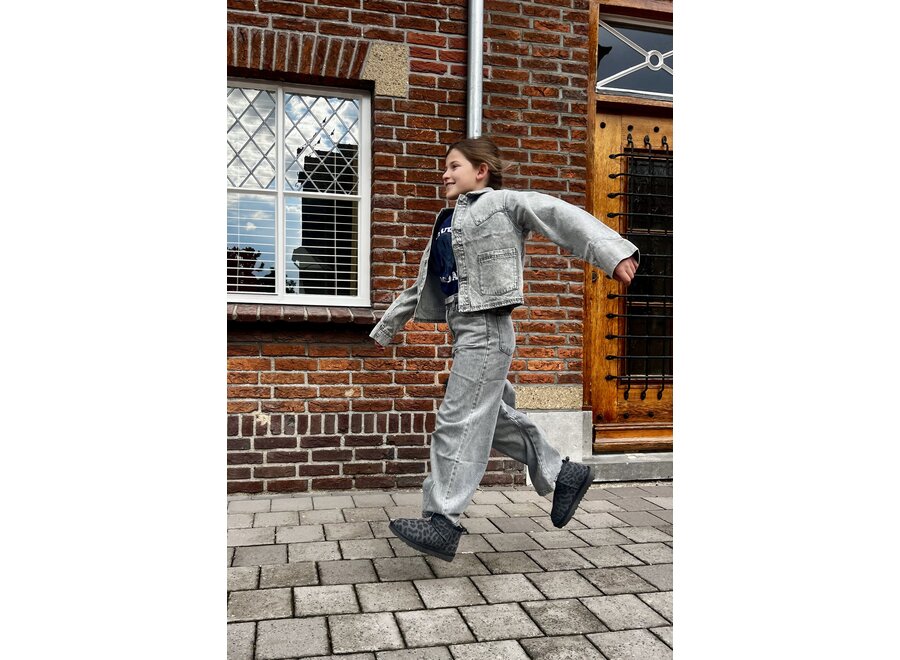 Havanasy Jeans Stone Grey Meisjes Spijkerbroek