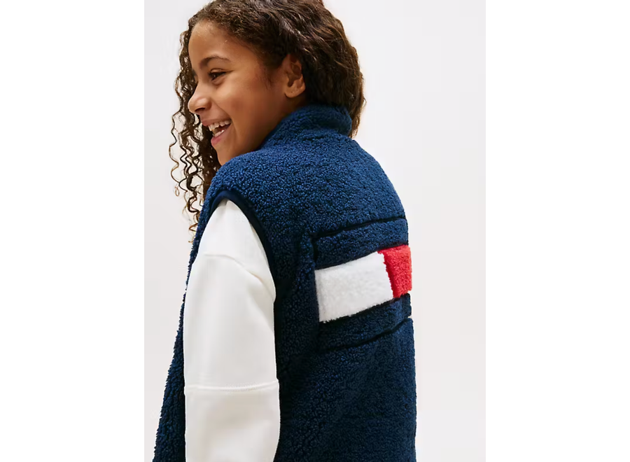 Reversible Teddy Nyl Dark Night Navy Jongens Vest