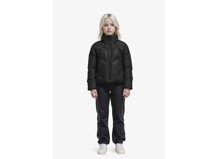 Nebula Short Puffer Jacket 1 Black Jassen