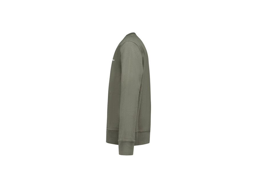 Basic Sweater Beetle\White Jongens Trui