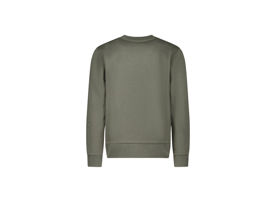 Basic Sweater Beetle\White Jongens Trui