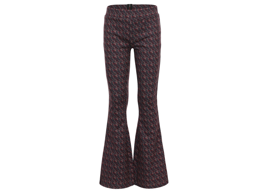 Printed Flare Pants  Rose Camouflage Meisjes Broek