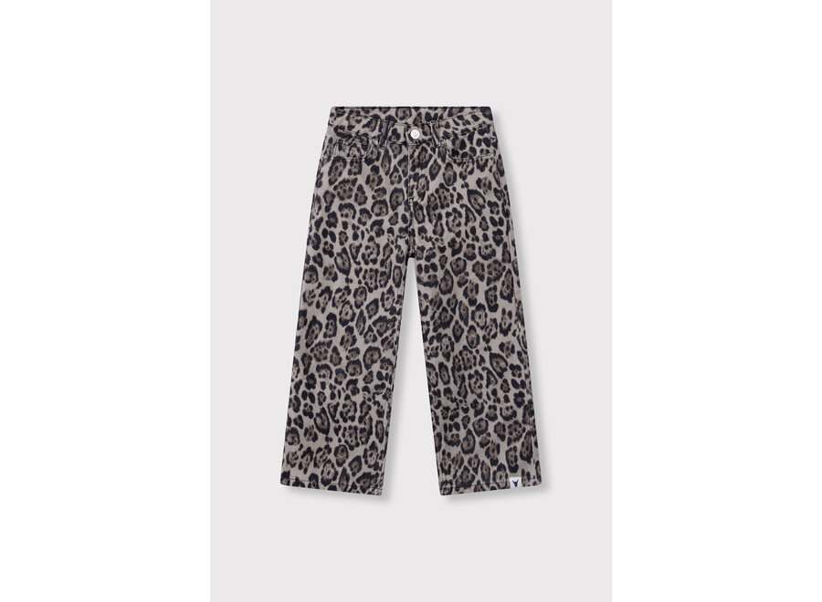 Woven Wide Leg Jaguar Denim Pants  Animal Meisjes Spijkerbroek