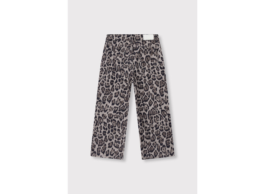 Woven Wide Leg Jaguar Denim Pants  Animal Meisjes Spijkerbroek