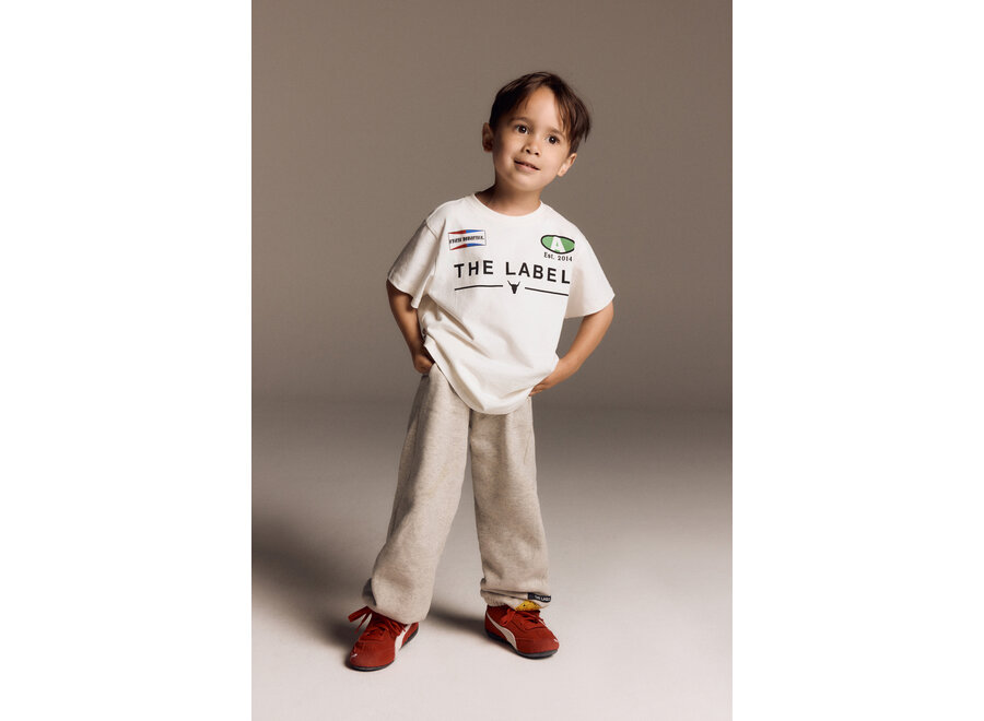 Knitted Sports Artwork T-Shirt  Soft White Unisex  T-shirt