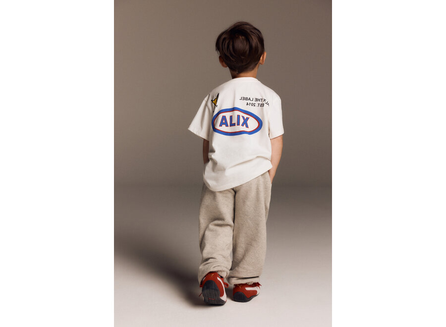 Knitted Sports Artwork T-Shirt  Soft White Unisex  T-shirt