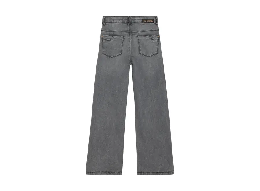 Wide Fit Grey   Light Grey Denim Meisjes Jeans