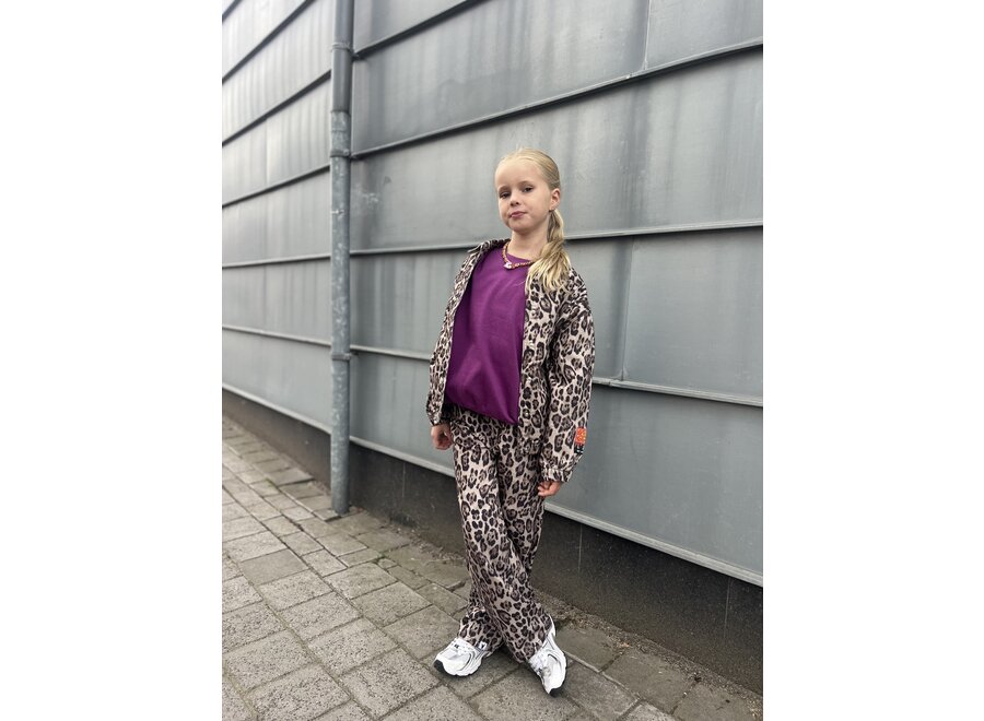 Woven Wide Leg Jaguar Denim Pants  Animal Meisjes Spijkerbroek