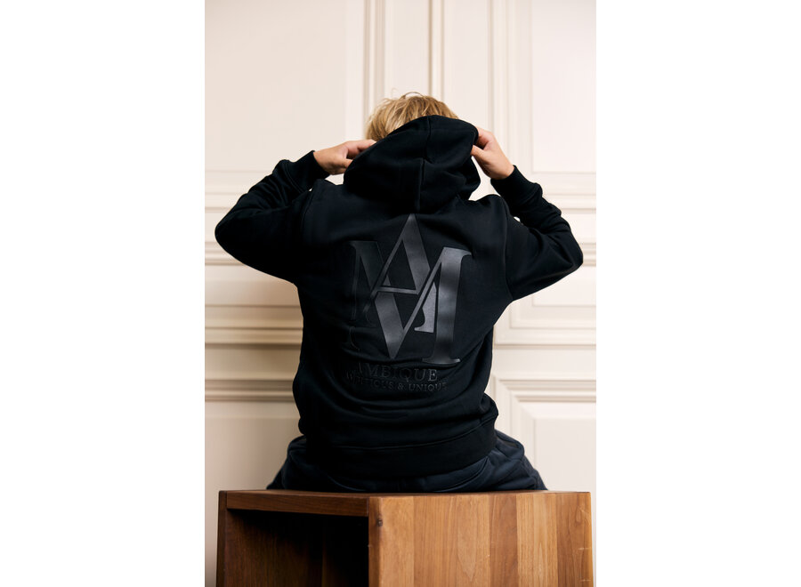 Mike Hoodie  Black Jongens Hoodie