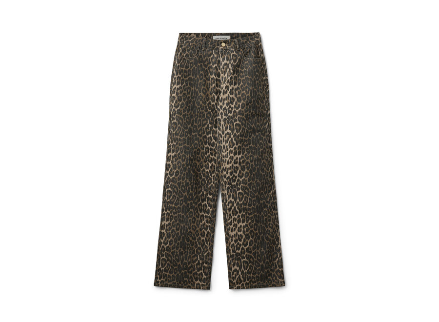 Siennasy Trousers  Leopard Meisjes Jeans