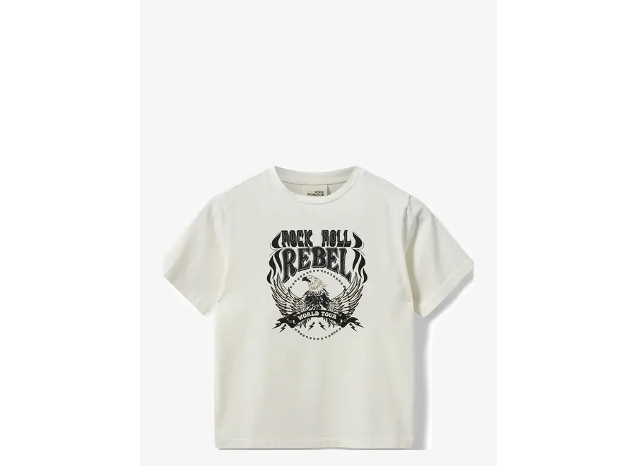 Zenasy T-shirt  G244250 0109 Off White Meisjes T-shirt