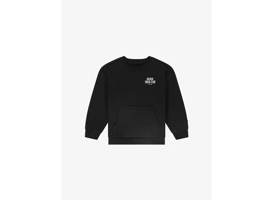 Dias Oversized Sweatshirt Black Jongens Trui