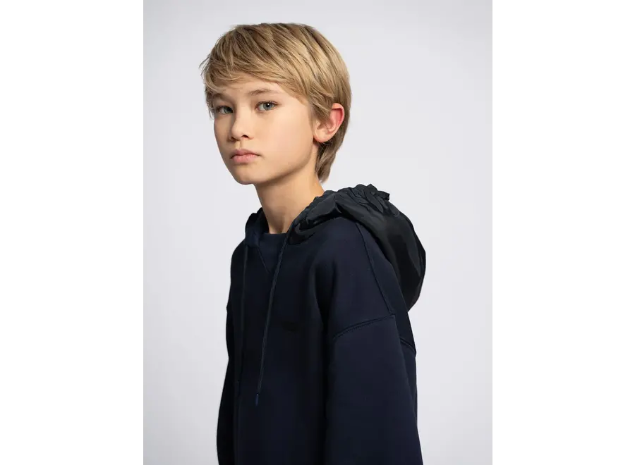 Banks Oversized Hoodie  Deep Noir Blue Jongens Hoodie