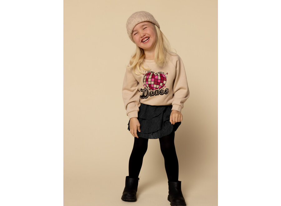 Little Lurex Sweater Champagne Meisjes  Sweater