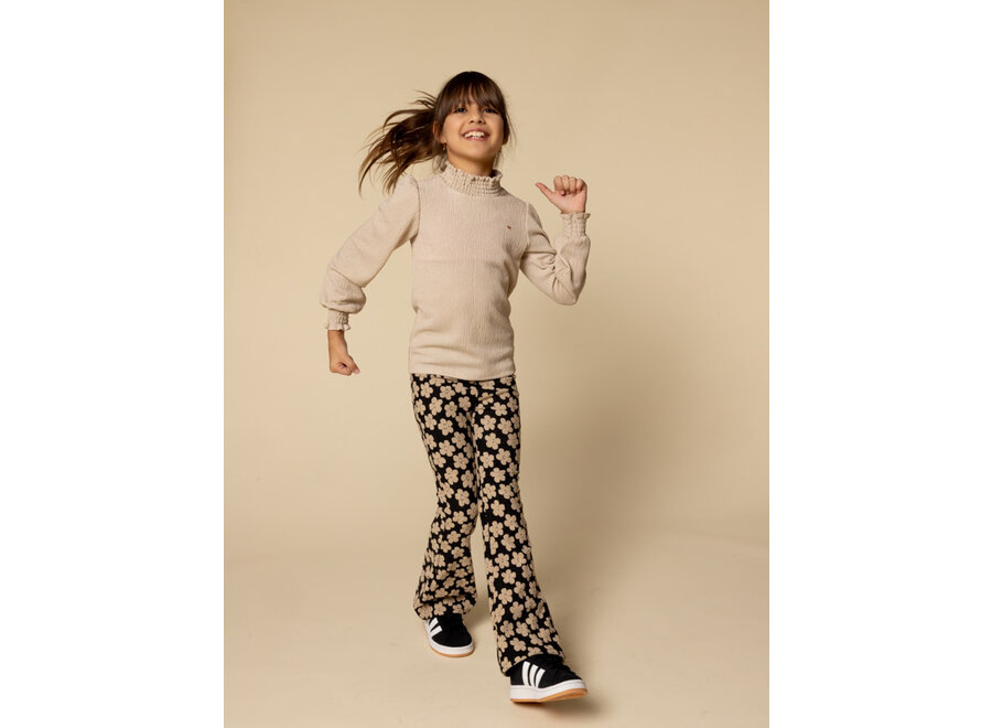 Little Flaire Pants  Flowerfield Black Meisjes  Broek