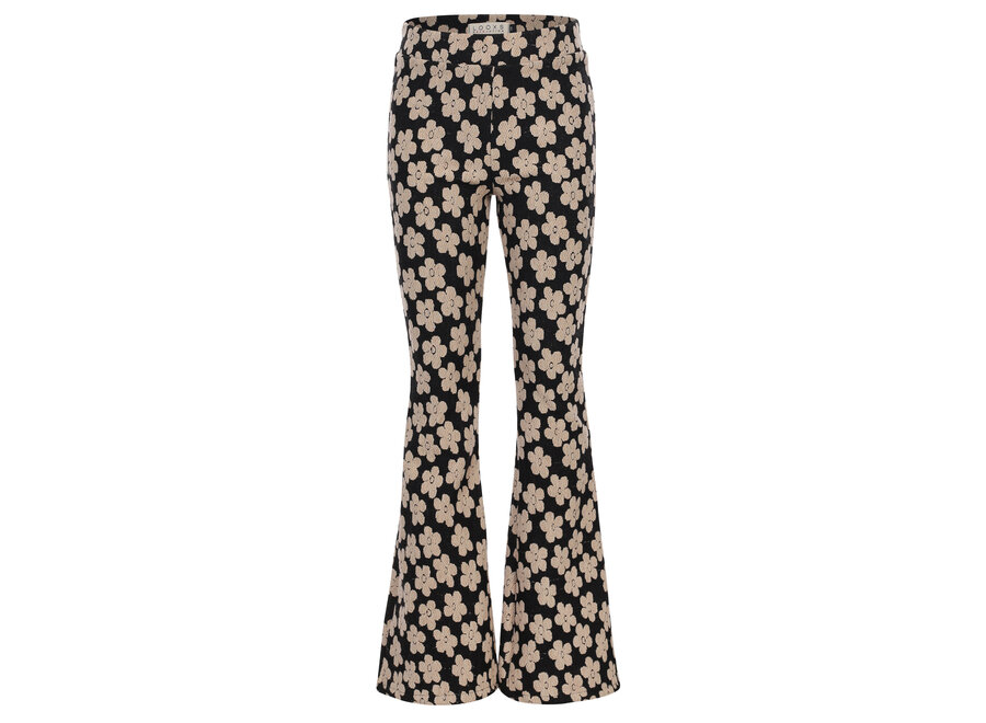 Little Flaire Pants  Flowerfield Black Meisjes  Broek