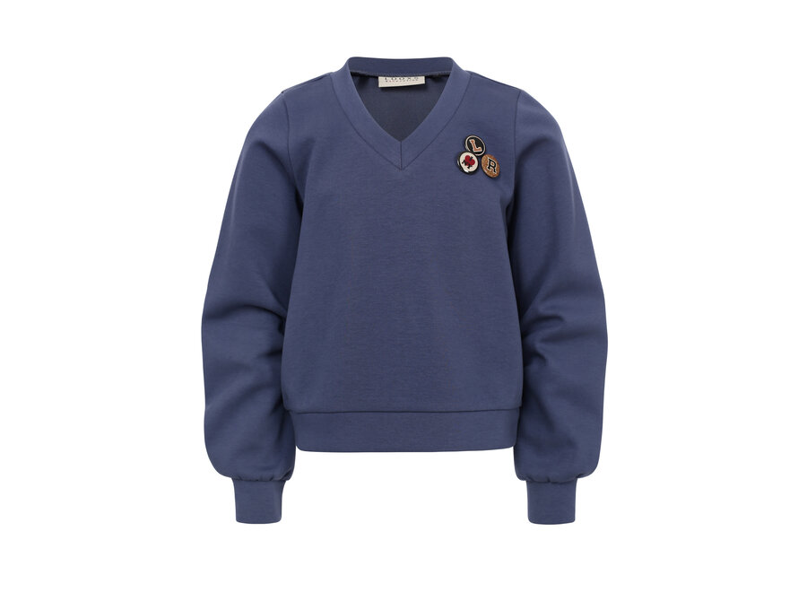 Sweater Stone Blue Meisjes Sweater