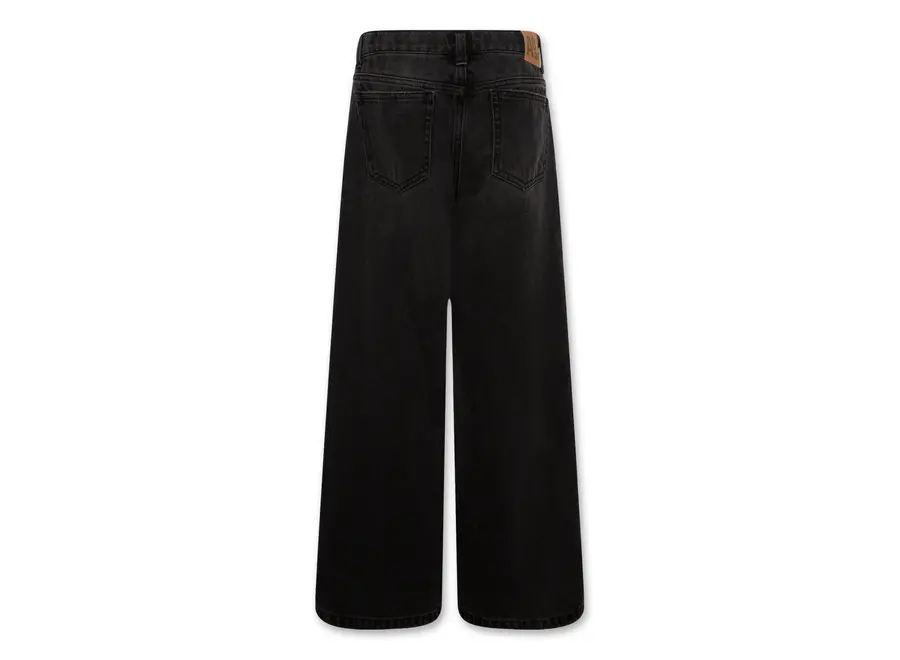 Leyla Black Jeans Pants  - washed black Meisjes Jeans