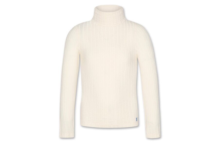 Alora T-shirt Logo  ivory Meisjes Longsleeve