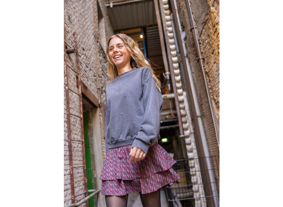 10Sixteen Printed Smock Skorts  Rose Camouflage Meisjes Rokje