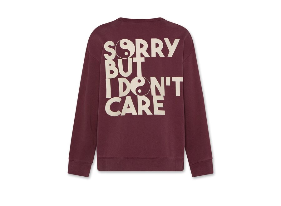 Oscar Sweater Sorry  Burgundy Jongens Trui