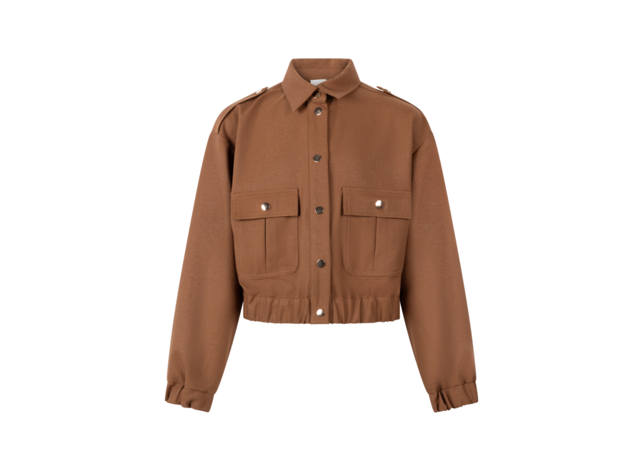Marilene Shine Vis  Bison Brown Meisjes Jasje