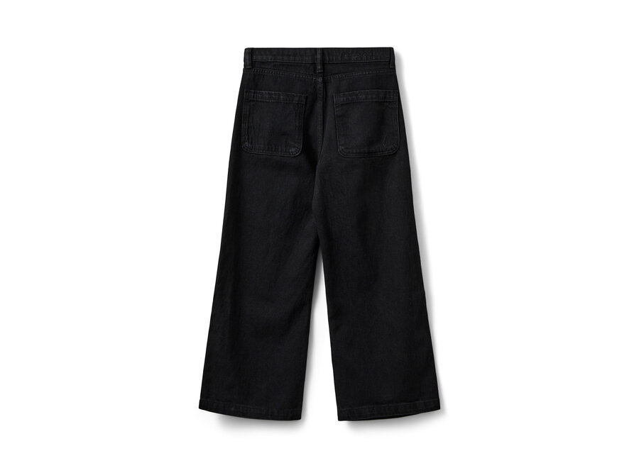 Azzisy Trouser  Washed Black Meisjes Jeans