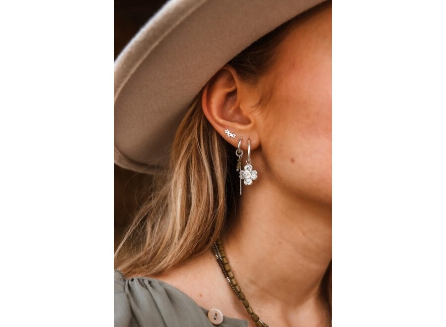 Little Stars Silver Meisjes Oorbel