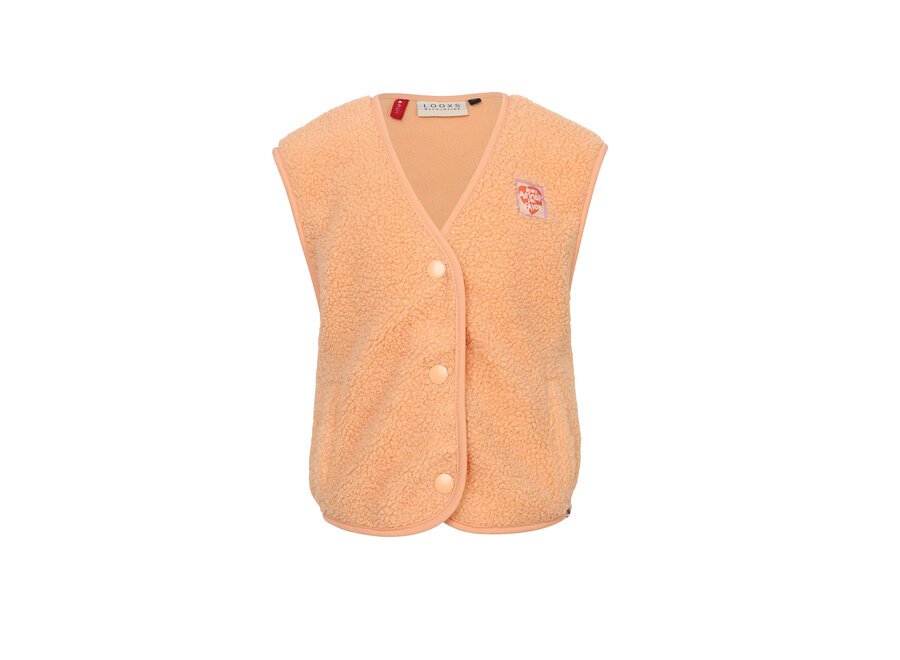 Little Teddy Gilet  Soft apricot Meisjes Gilet