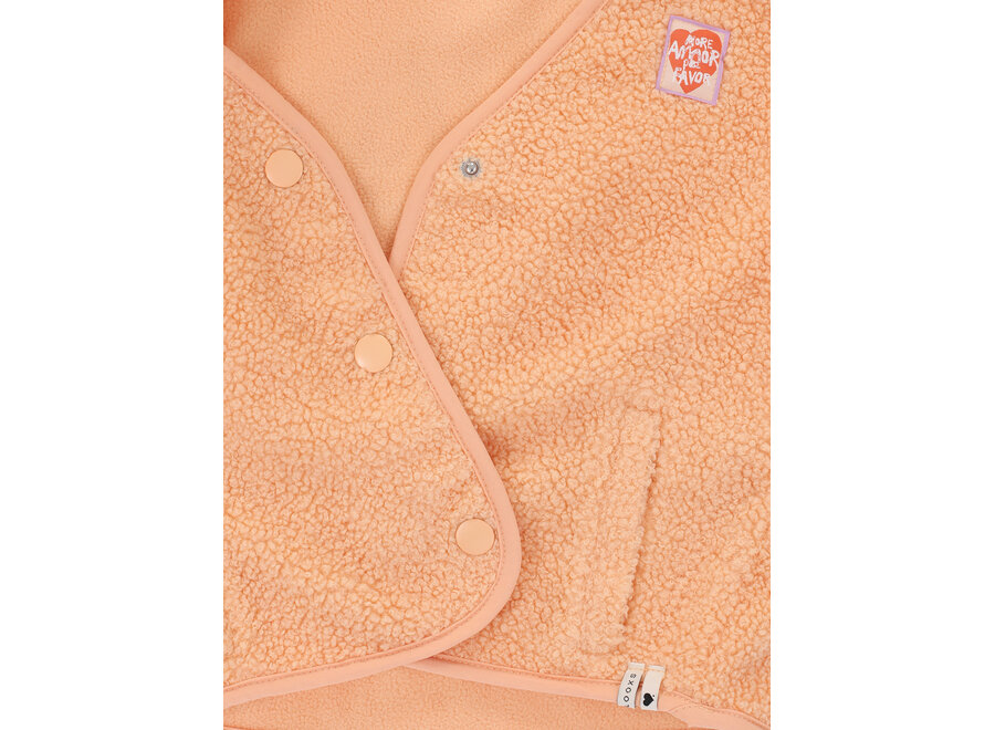 Little Teddy Gilet  Soft apricot Meisjes Gilet