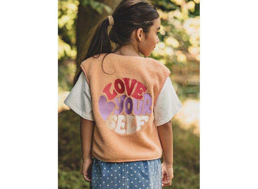 Little Teddy Gilet  Soft apricot Meisjes Gilet