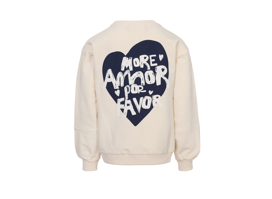 Little Printed Sweater  Milk Meisjes Trui